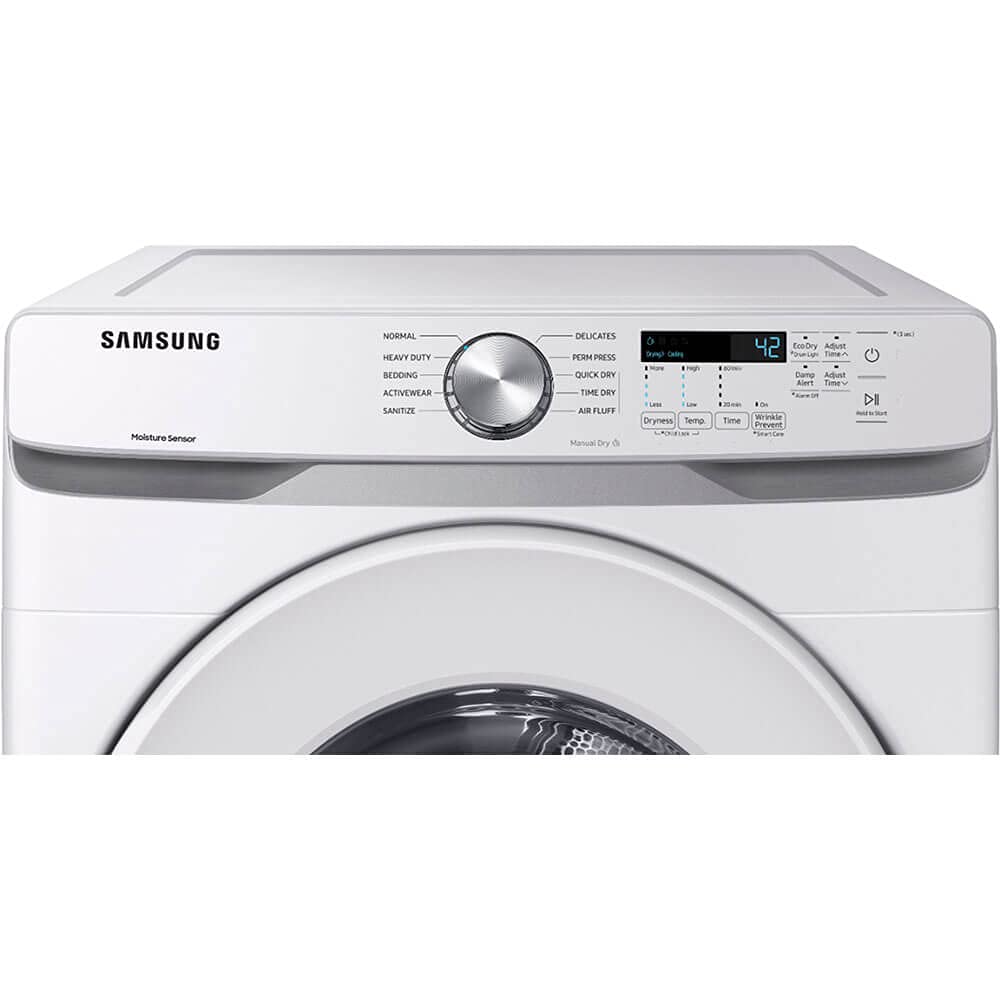 7.5 cu. ft. Front Load Gas Dryer with Sensor Dry, White G2594