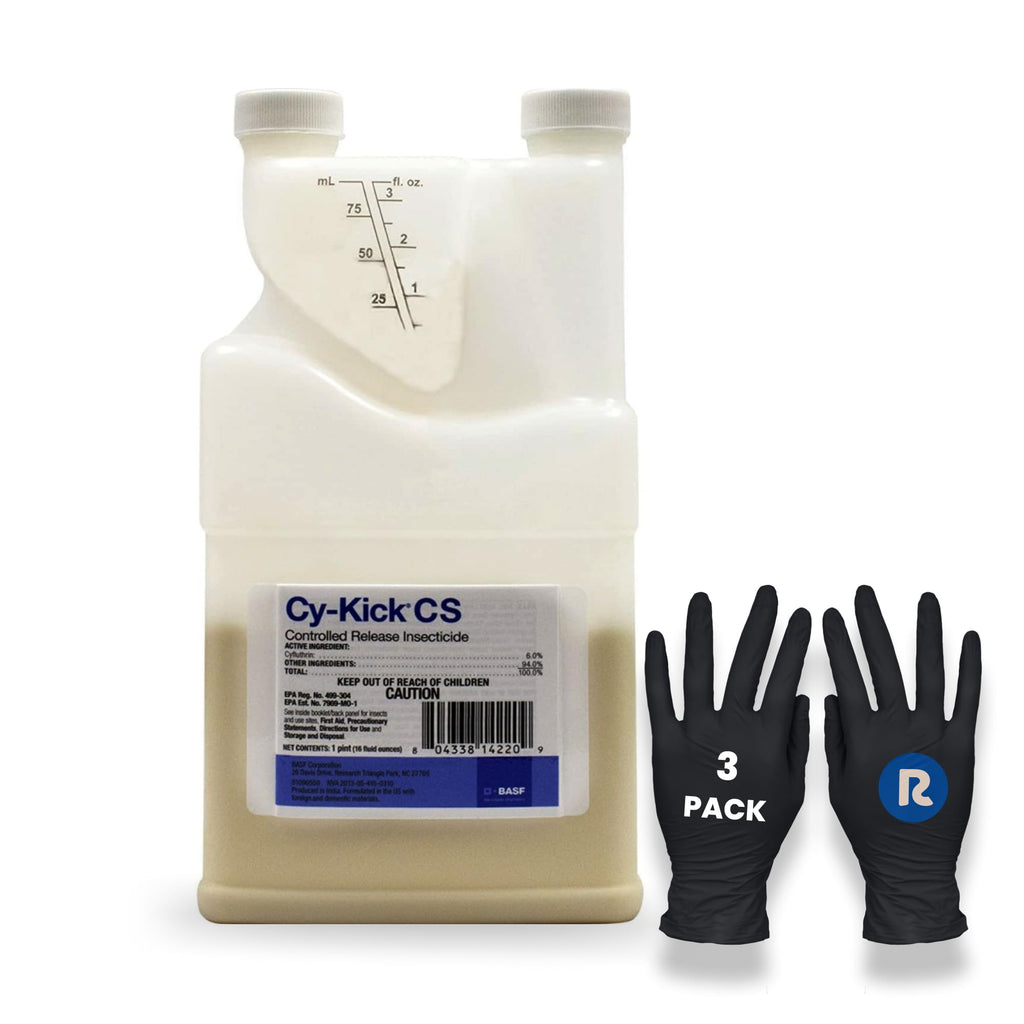 16 oz Liquid Concentrate Insecticide 2-Pack with Glue Boards and Nitrile Gloves J6202