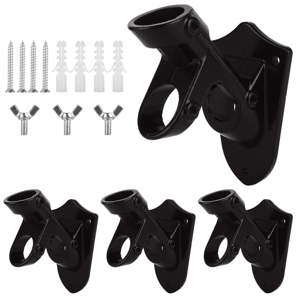 4 Pack Aluminum Flag Pole Holder Brackets 1 inch V958165