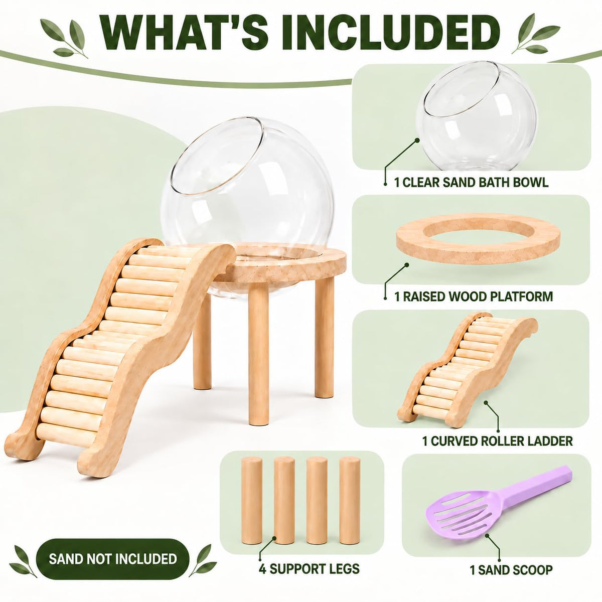 Hamster Bath Container with Clear Dome O585713