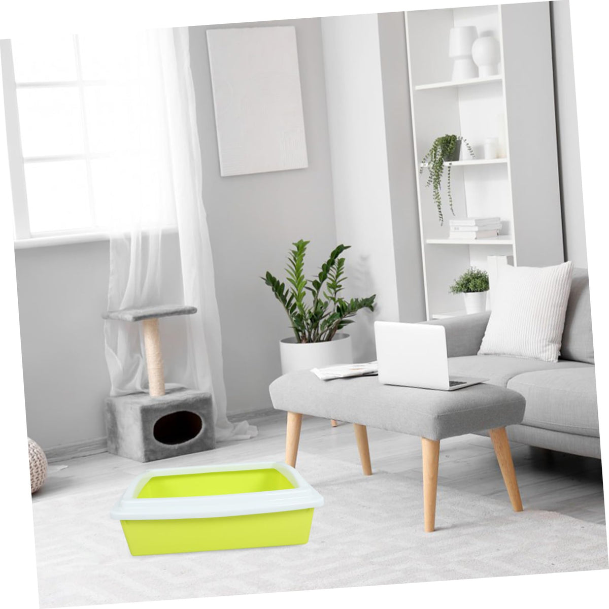 Sifting Cat Litter Box with Frame Q4929