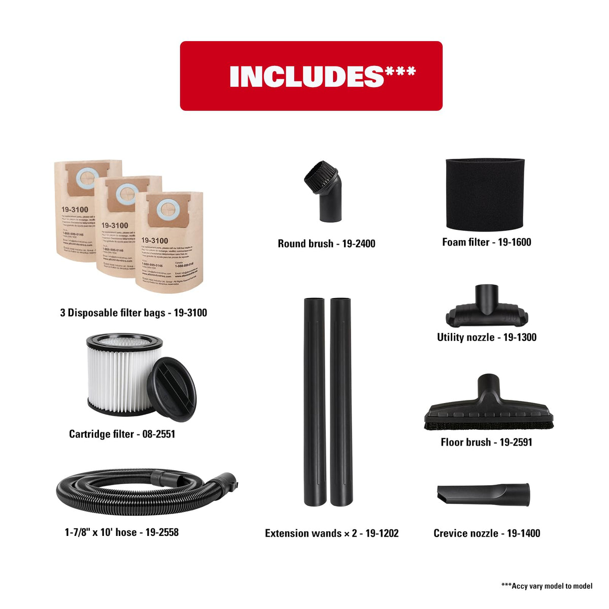 8 Gallon Stainless Steel Wet and Dry Shop Vacuum I167