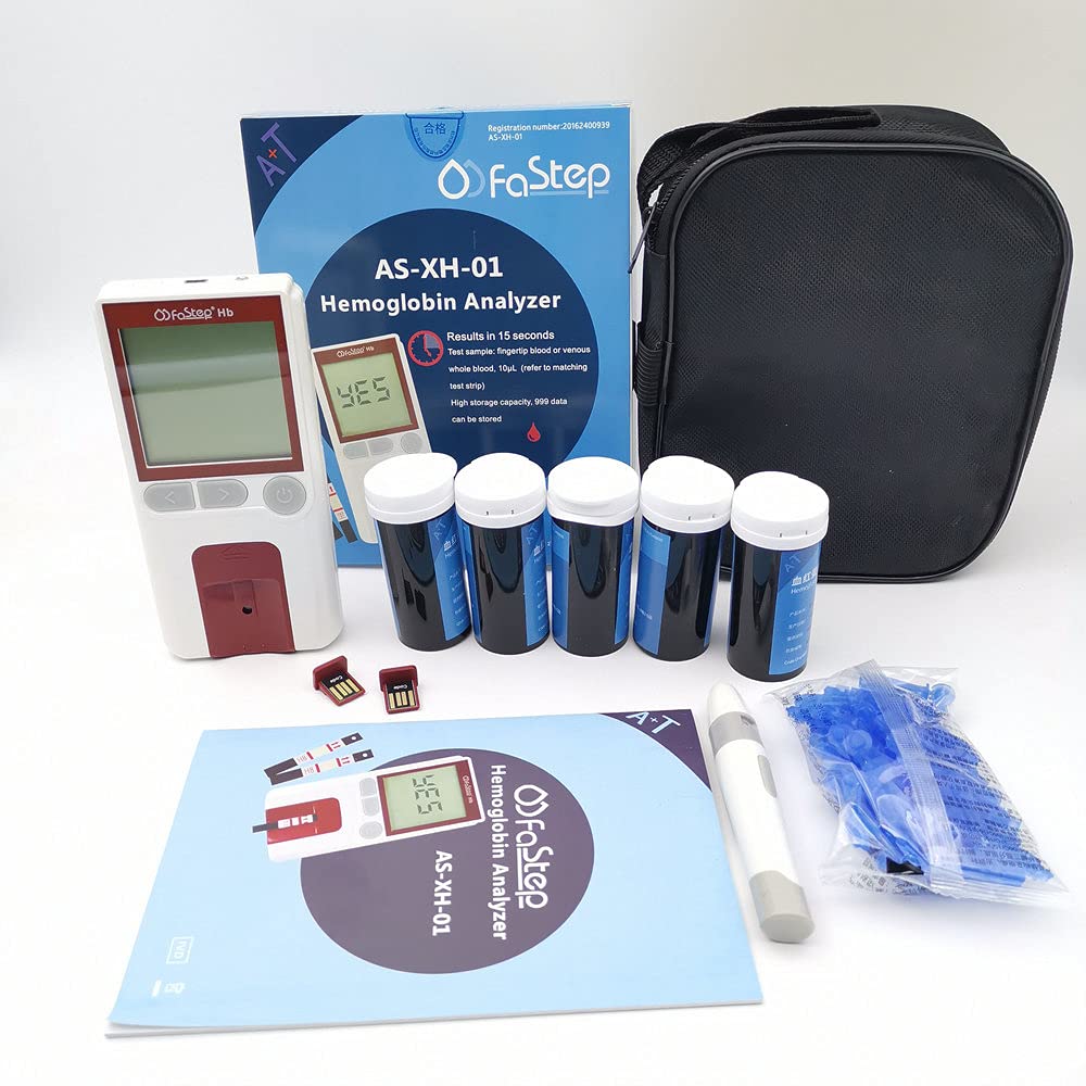Hemoglobin Meter Kit with 125xStrips and 125xLancets N713210