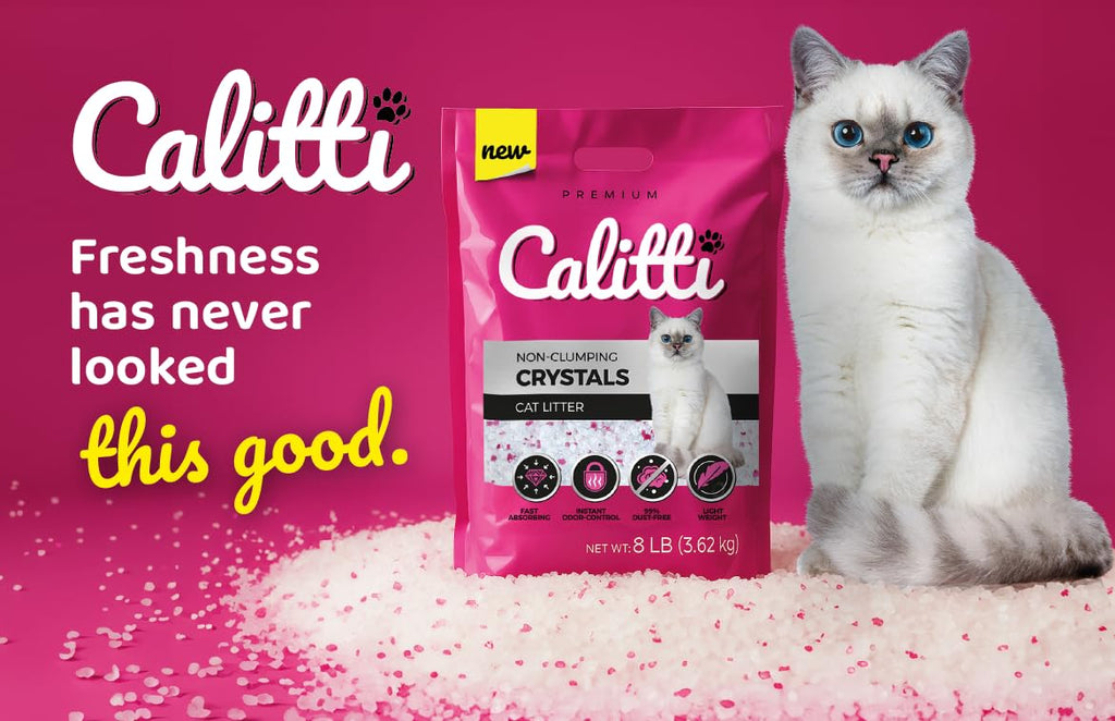 Unscented Dust Free Silica Gel Cat Litter 8 lb Bag L611