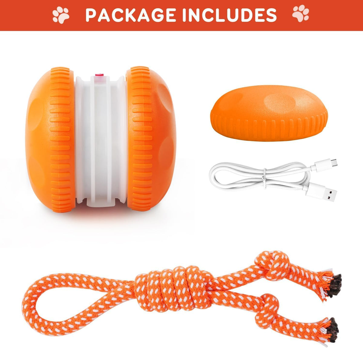 Electric Moving Dog Ball with Rope B232