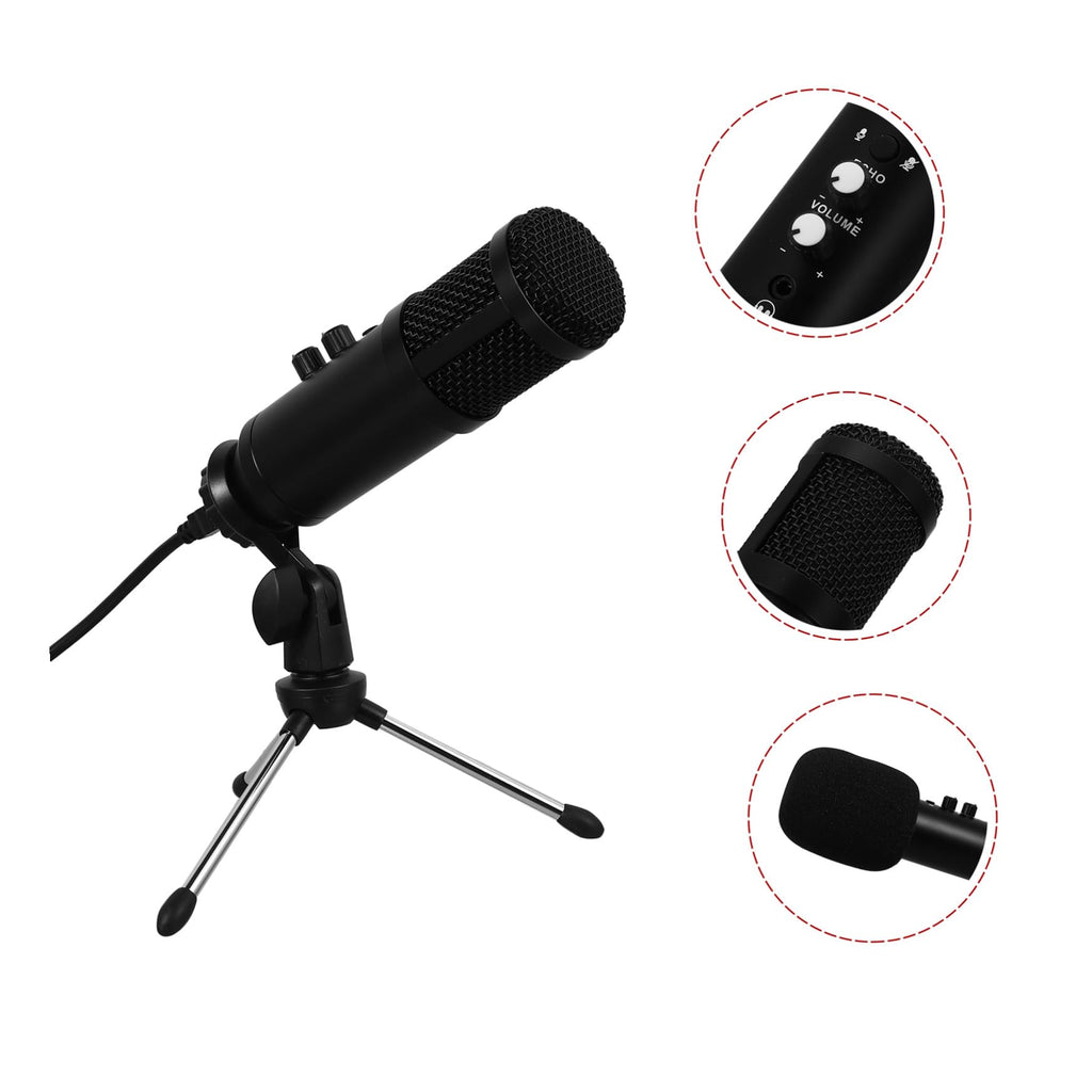 USB Condenser Microphone with Tripod Stand and USB Cable C76213