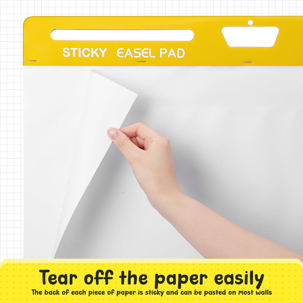 Thickened Sticky Easel Pad, 25 x 30 In, 20 Sheets/pad N7086