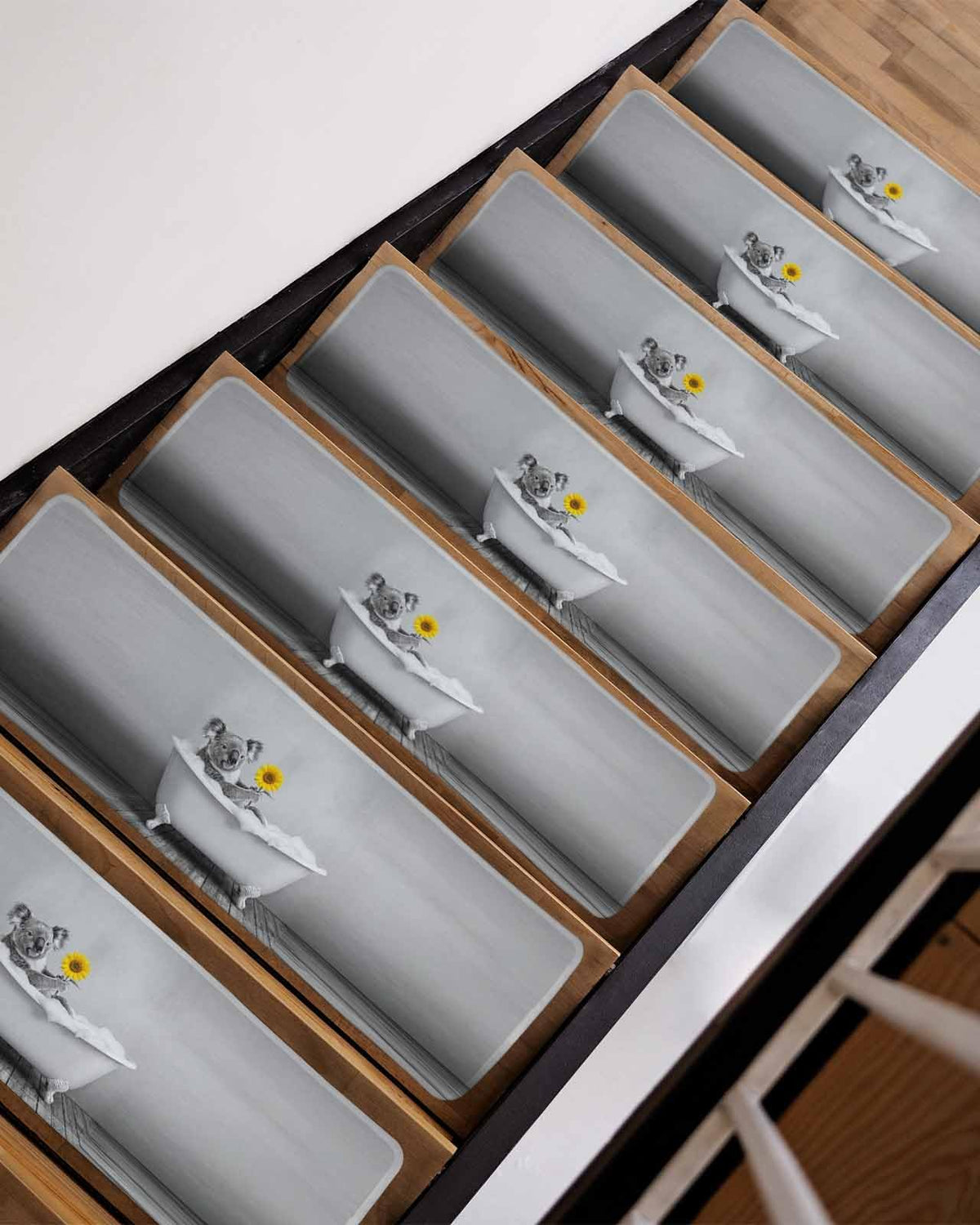 Non Slip Indoor Stair Treads 4 Pcs 8 x 30 Inch T90804