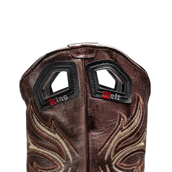 Genuine Leather Alligator Skin Print Western Work Boots X872544