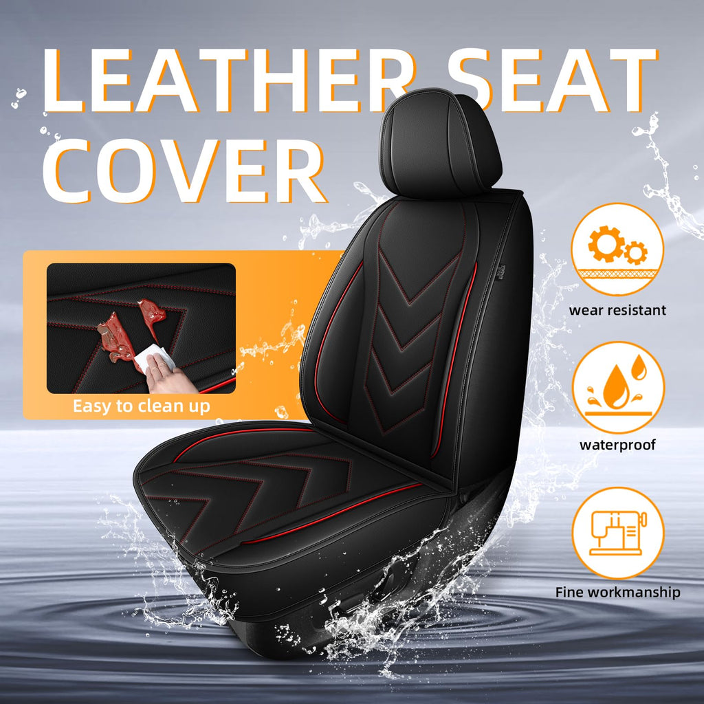 Waterproof Leather Full Set Car Seat Covers D74184