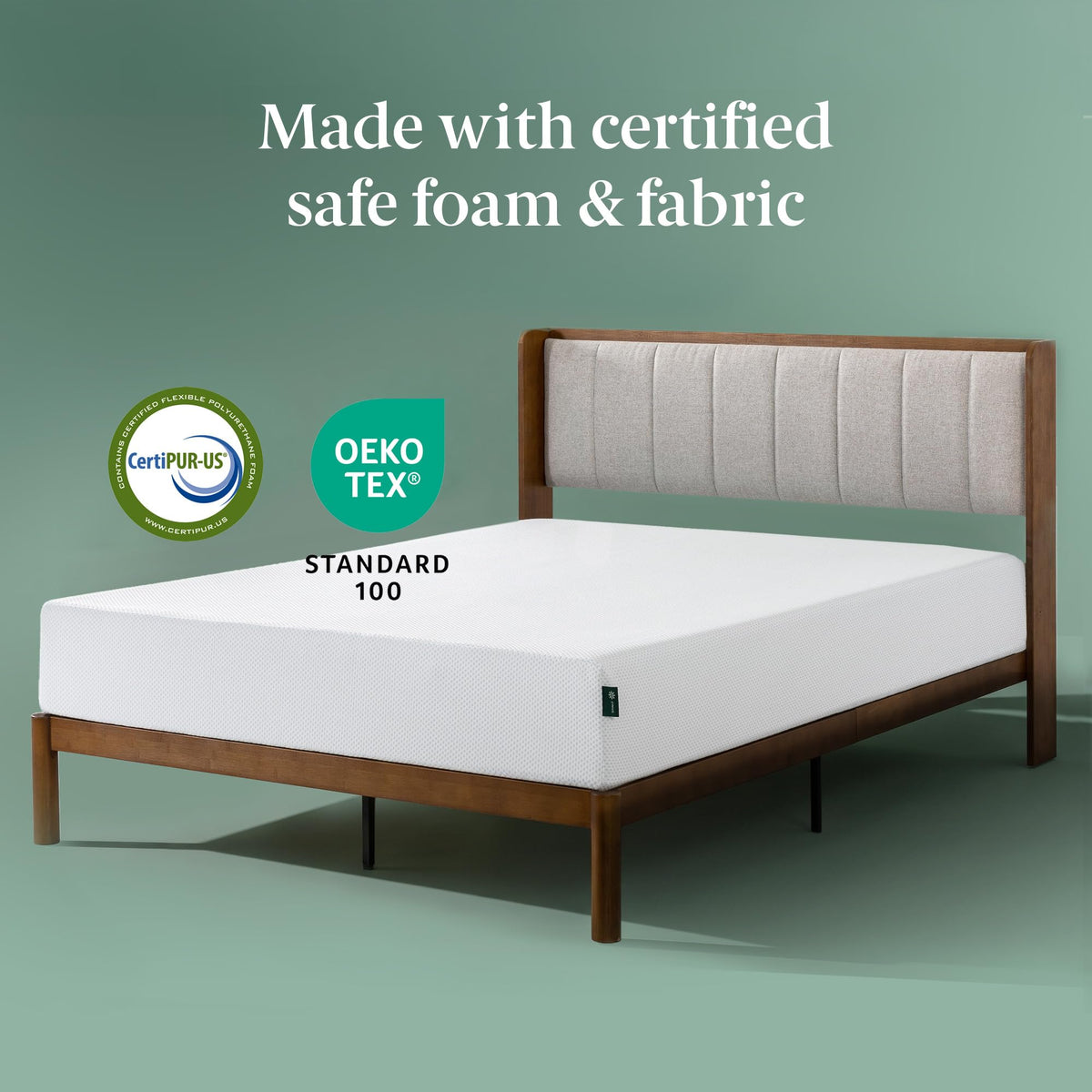 8 Inch Green Tea Cooling Gel Memory Foam Mattress Twin X597