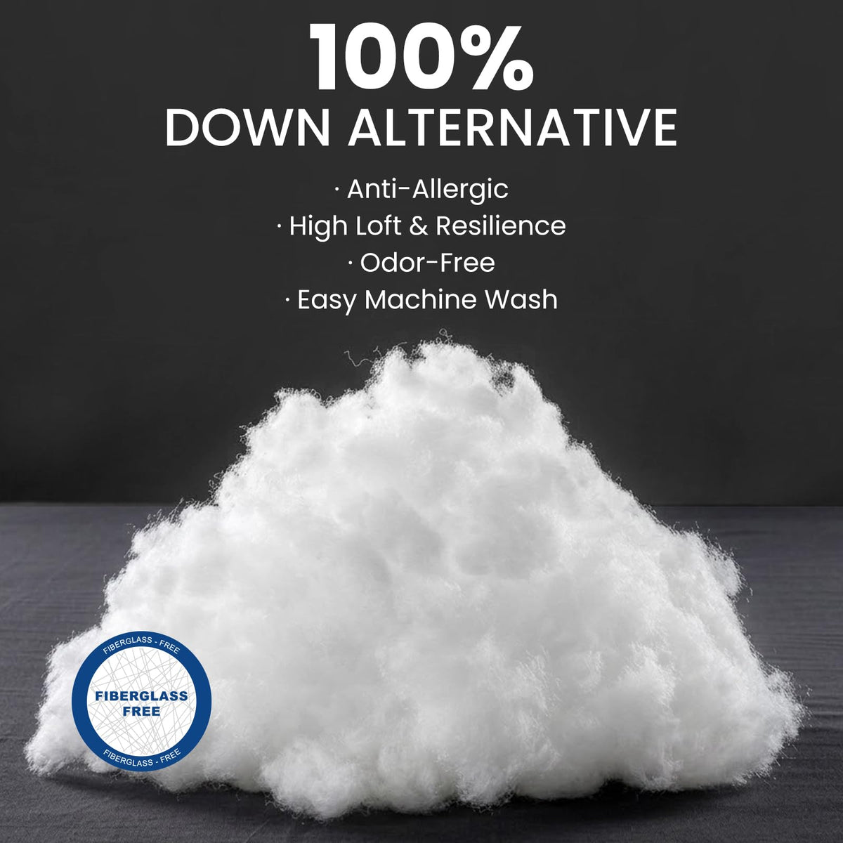 King Size Set of 2 Firm Bed Pillows R20435
