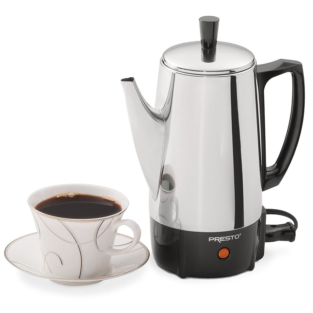 Stainless Steel 6-Cup Electric Coffee Percolator Z5101
