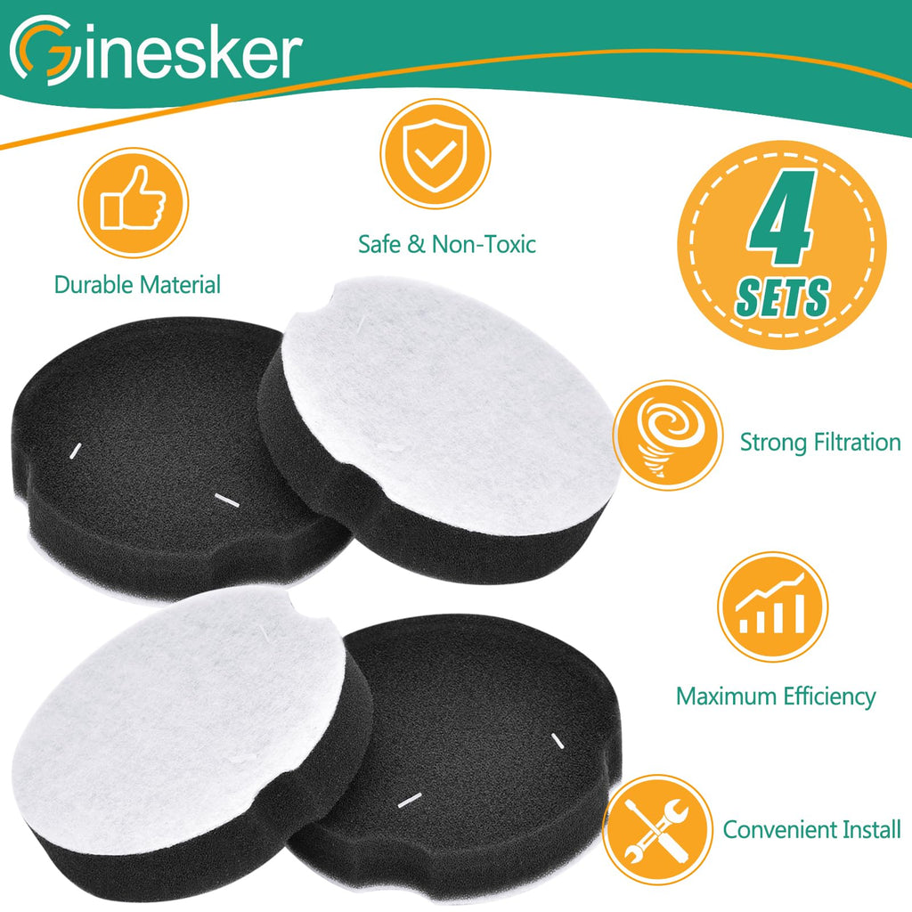 4 Pack Replacement Filters for Upright Vacuum Cleaner S6931