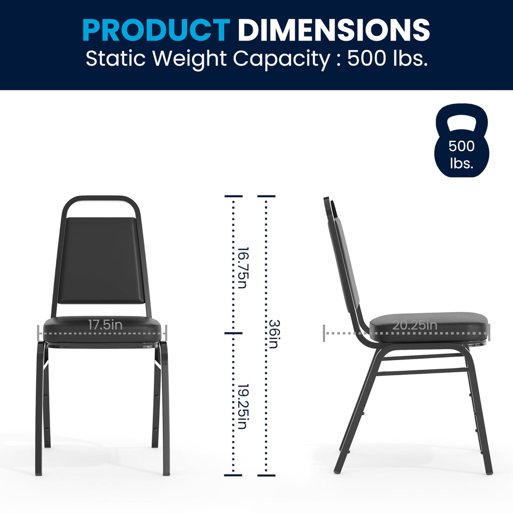 Black Stackable Banquet Chair M49446