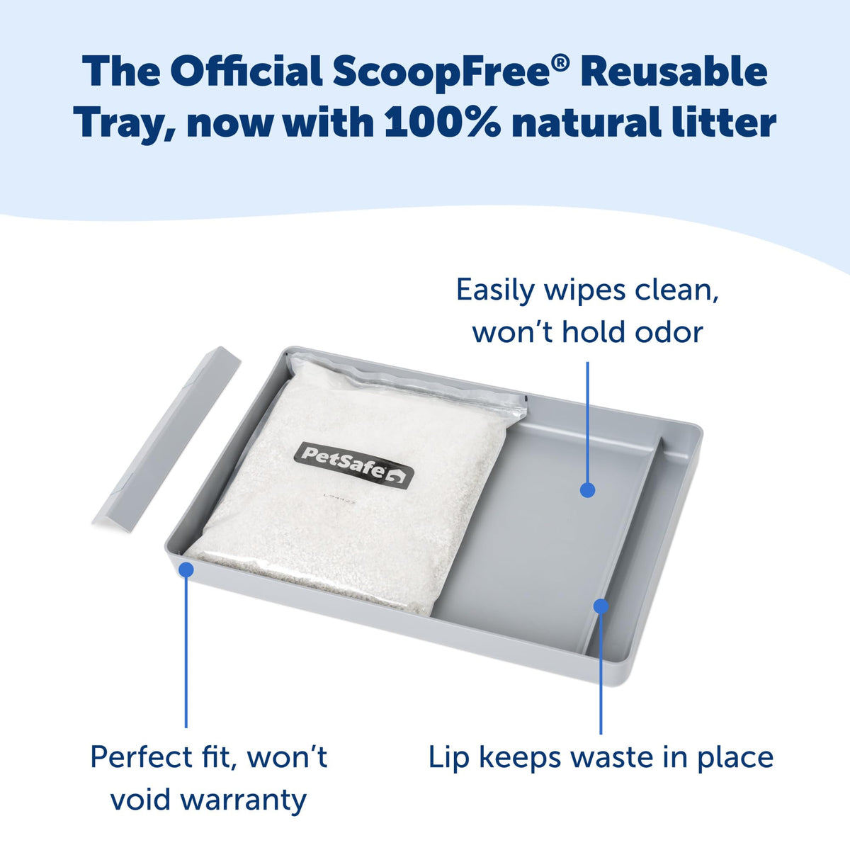 Natural Litter Reusable Tray with 4.2 lb Bag S378