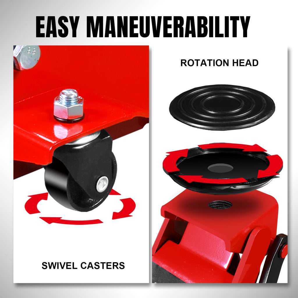 4 Ton Hydraulic Low Profile Floor Jack E766