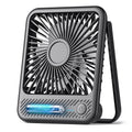 Battery Operated Desk Fan, 5'' Portable USB Fan, 11h Runtime, 3 Speeds G3963