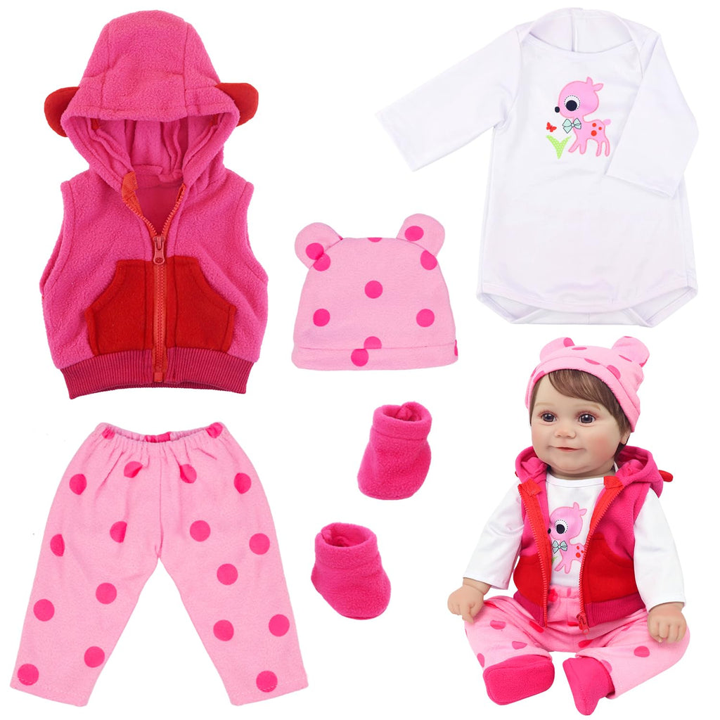 5 Pcs Baby Doll Clothes Set K8313