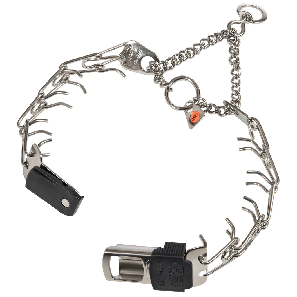 Adjustable Stainless Steel Prong Collar with Quick Release Buckle Y7385