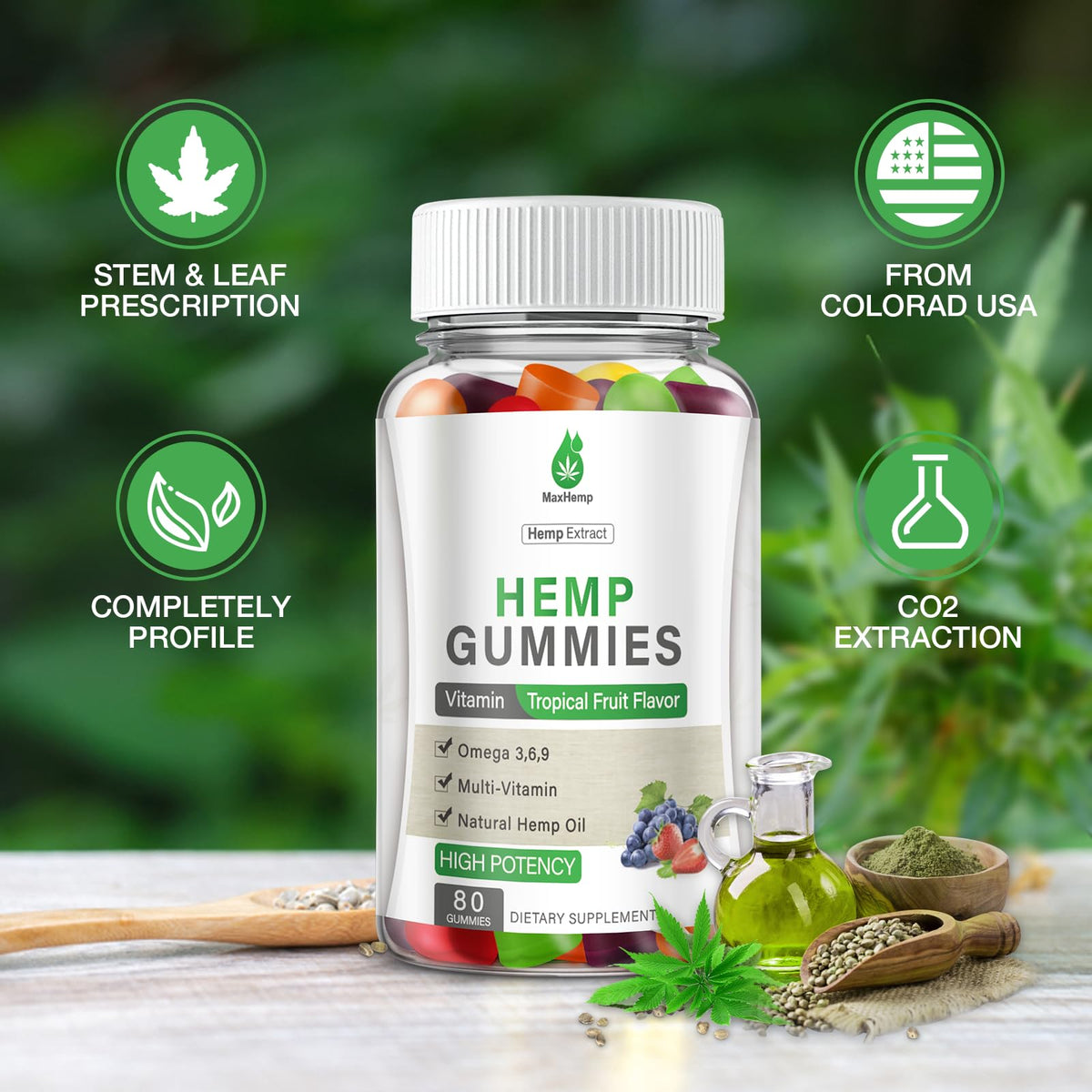Hemp Gummies 80Counts Q39325