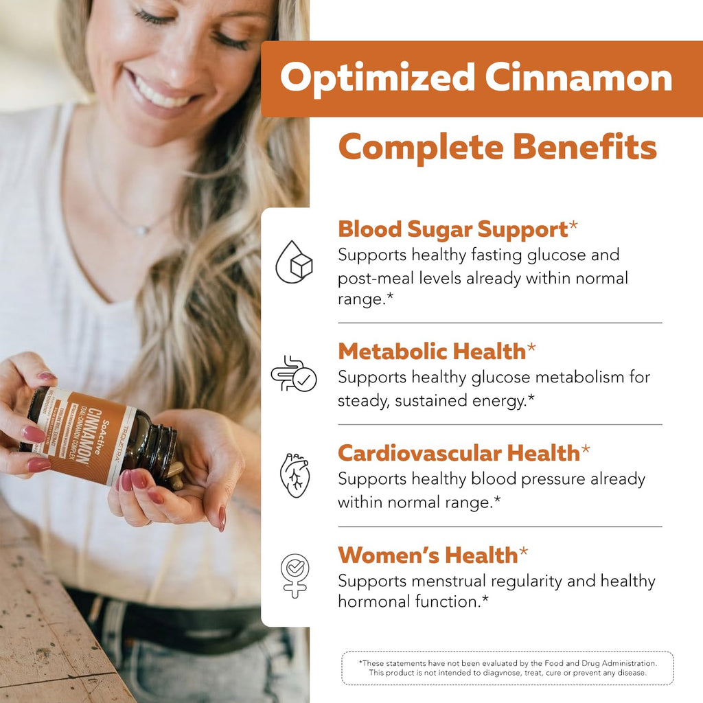 Cinnamon 1000mg Extract 60 Vegan Capsules V67884