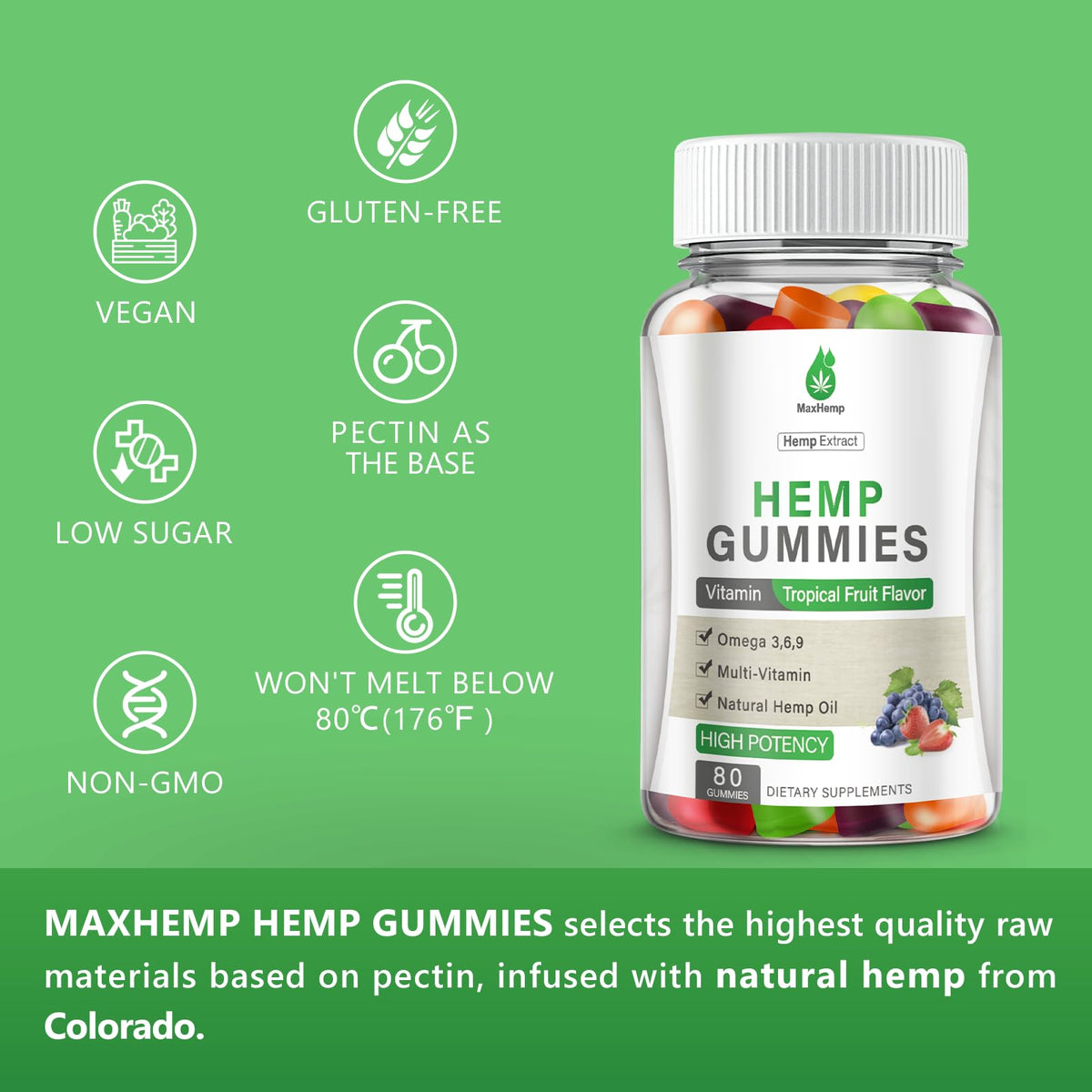 Hemp Gummies 80Counts Q39325
