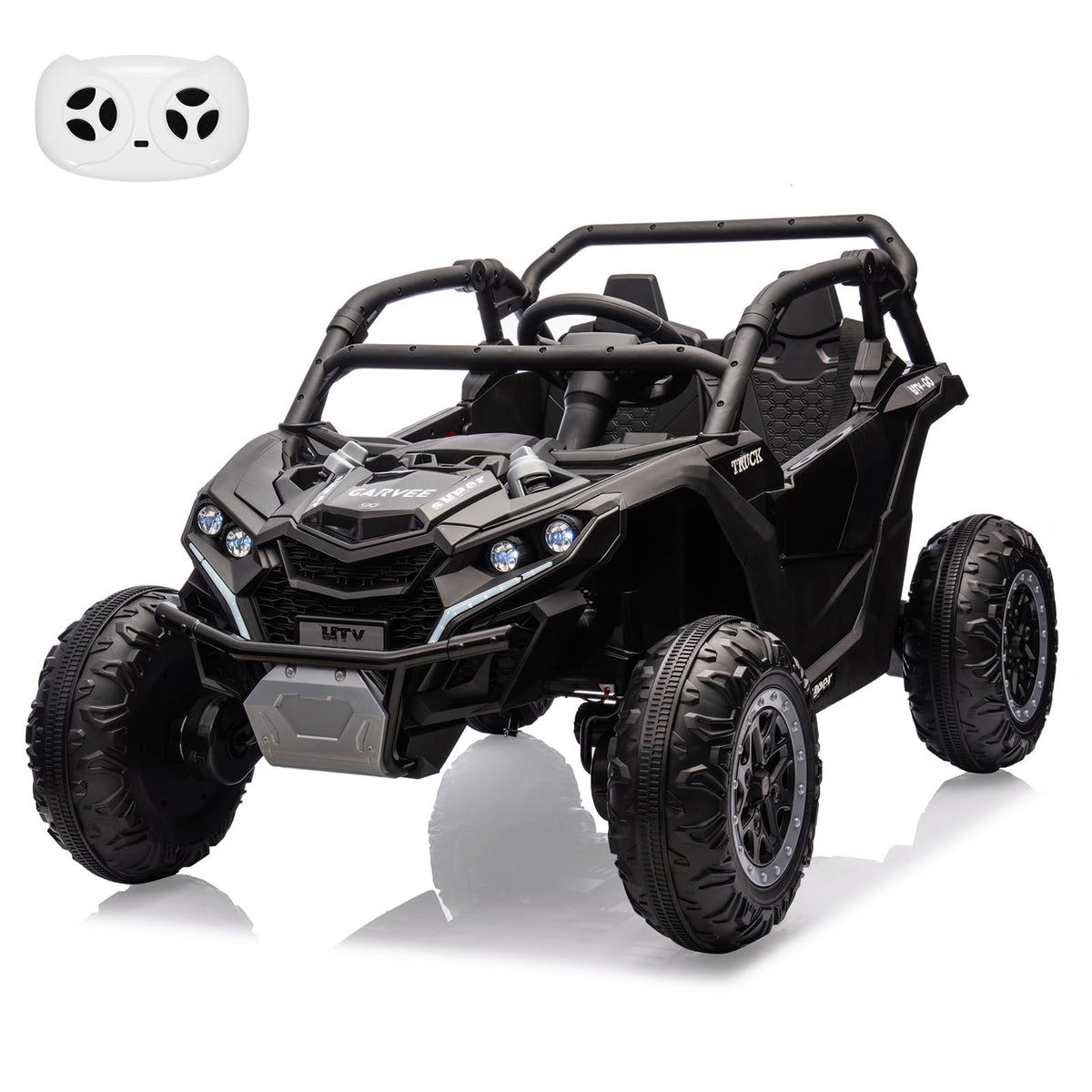 24V 2-Seater Kids Ride on Car with Remote Control 4WD Electric Truck T61451