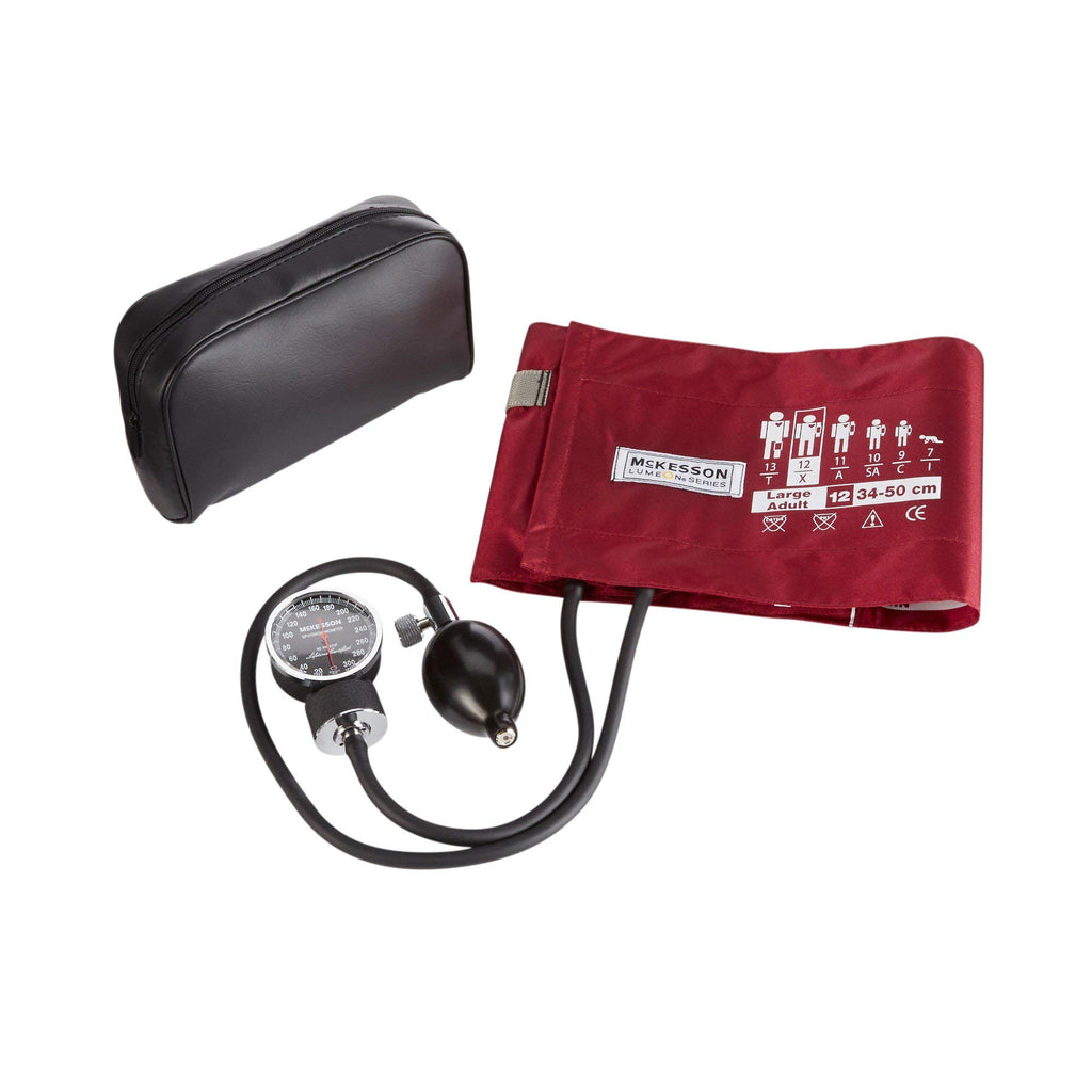 Aneroid Sphygmomanometer, Burgundy, Large, 34-50 cm, 1 ct T79279