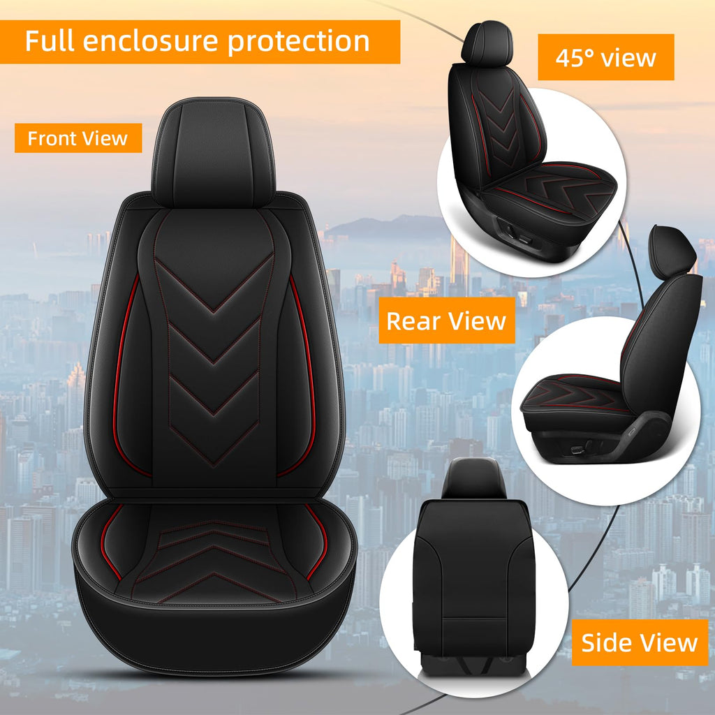 Waterproof Leather Full Set Car Seat Covers D74184