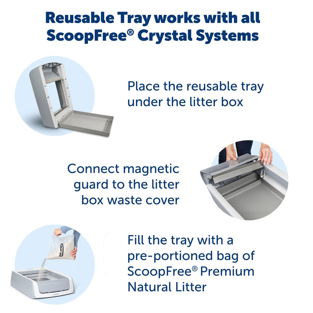 Natural Litter Reusable Tray with 4.2 lb Bag S378