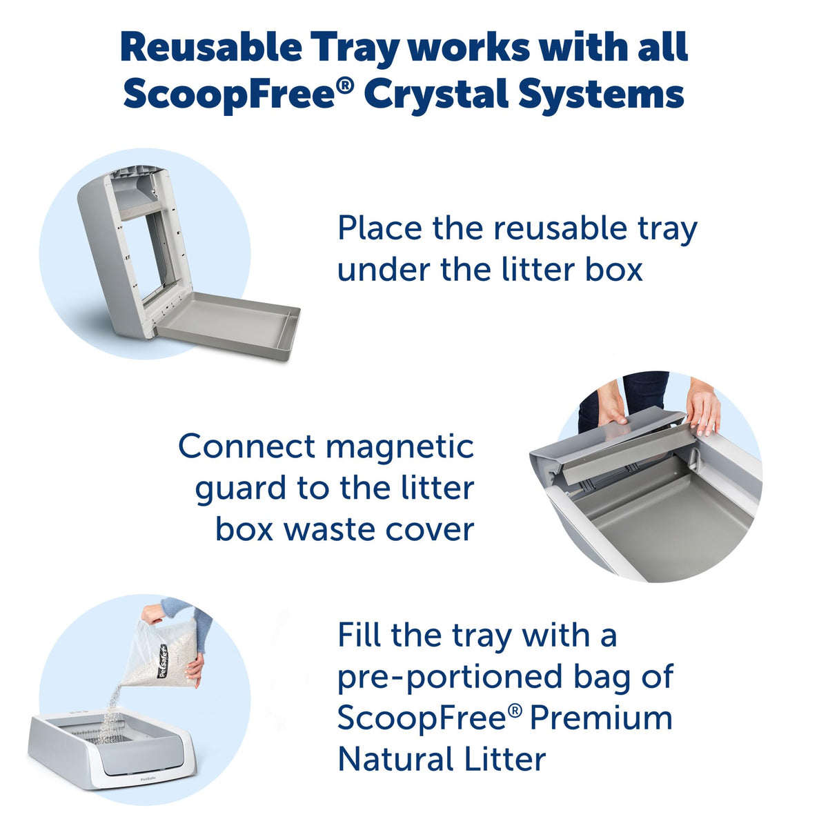 Natural Litter Reusable Tray with 4.2 lb Bag S378
