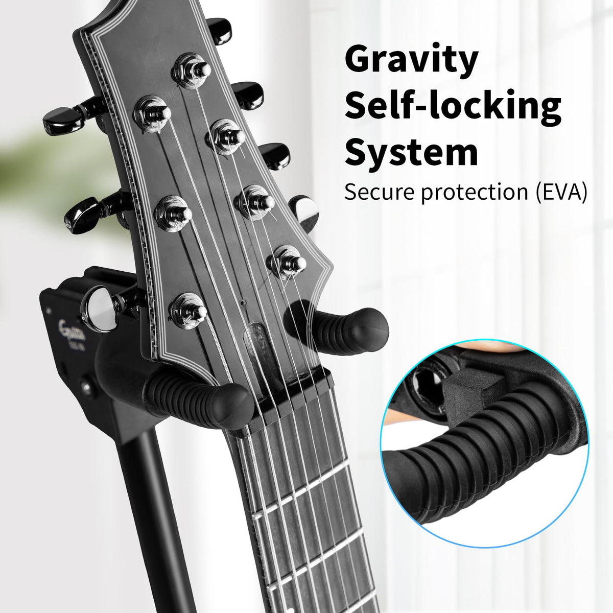 Heavy Duty Adjustable Foldable Guitar Stand Q560