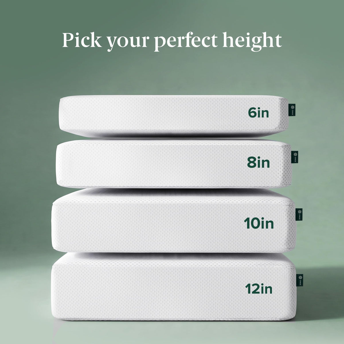 8 Inch Green Tea Cooling Gel Memory Foam Mattress Twin X597