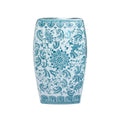 Teal Blue Ceramic Garden Stool U71194