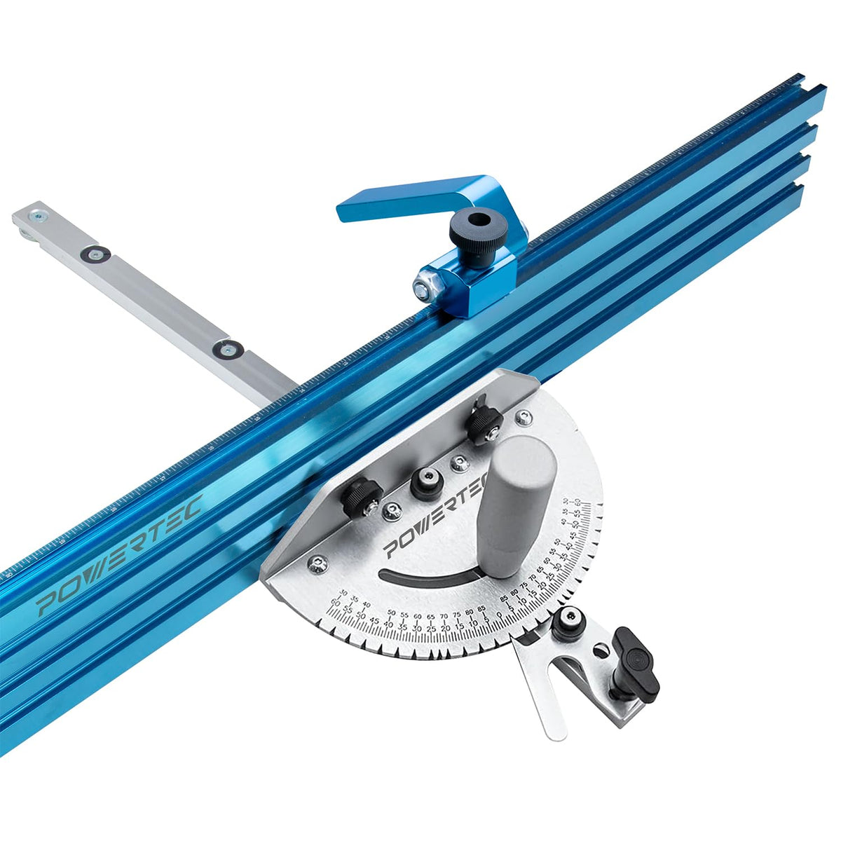 Table Saw Miter Gauge with 27 Angle Stops and T-Slot Miter Bar M298265