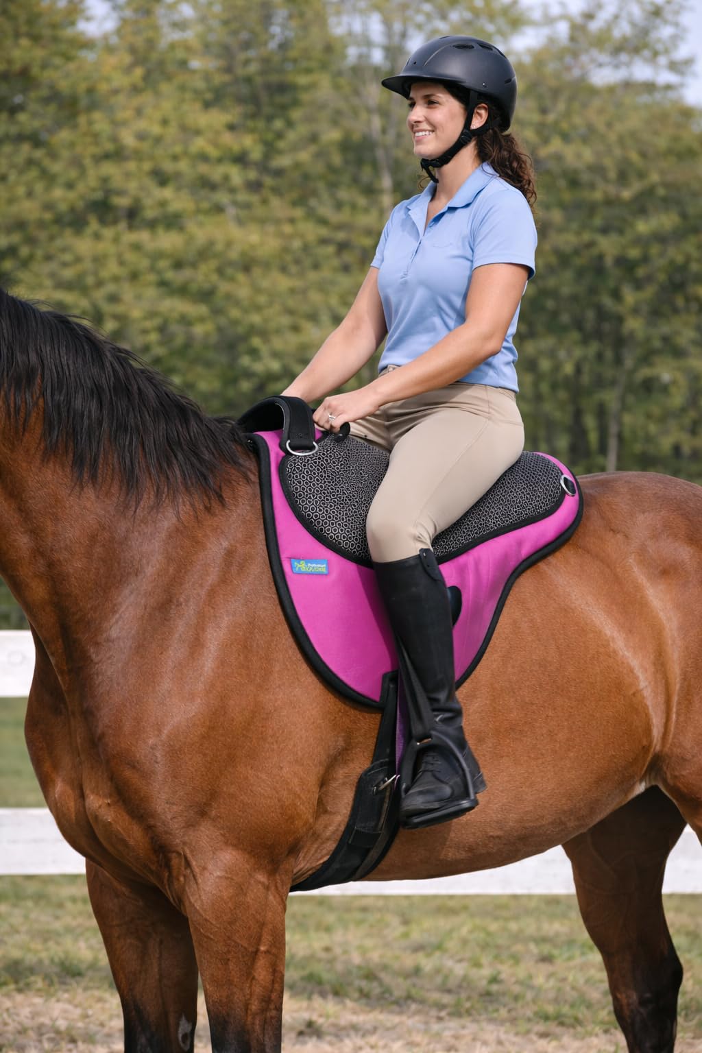 Neoprene Padded Anti-Slip Bareback Saddle Pad G4963