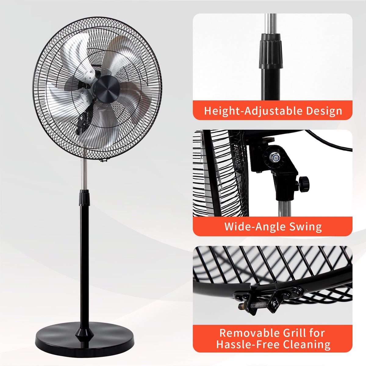 20 Inch Pedestal Fan K7222