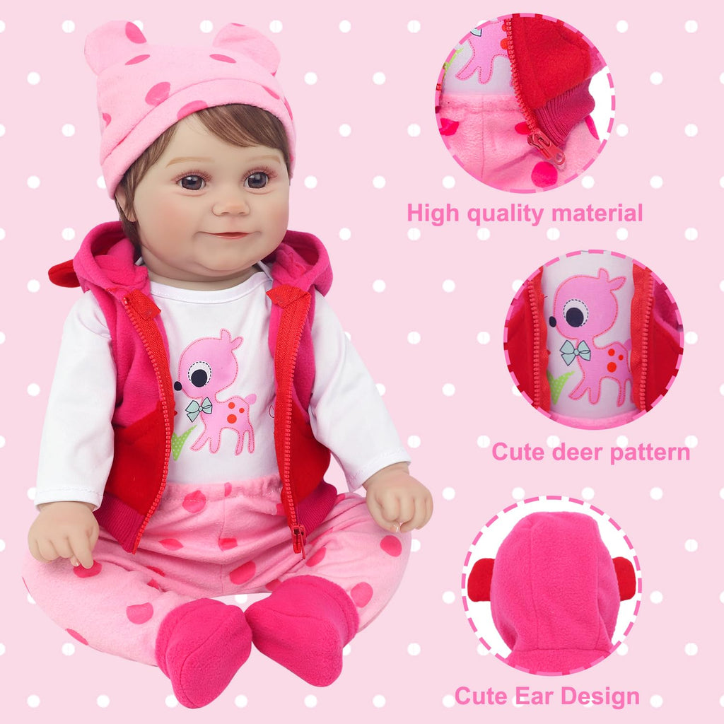 5 Pcs Baby Doll Clothes Set K8313