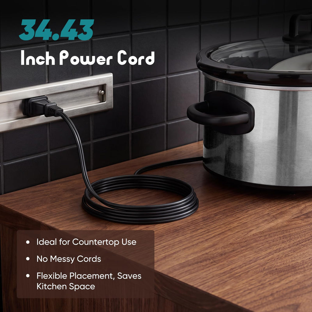 8 Quart Programmable Ceramic Nonstick Slow Cooker V498223