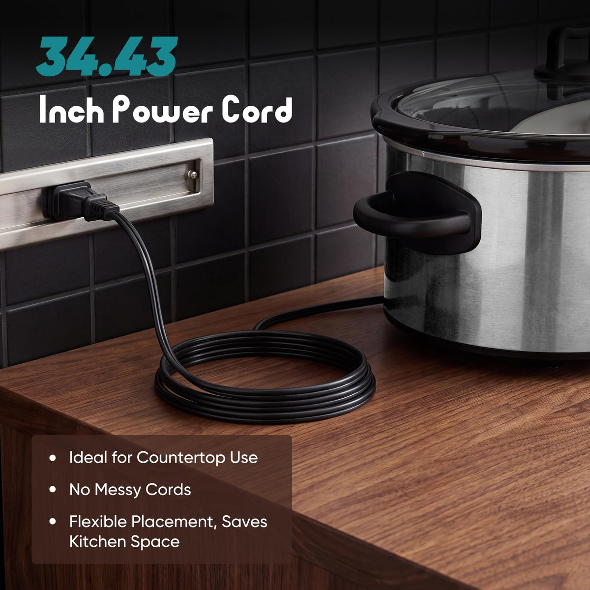 8 Quart Programmable Ceramic Nonstick Slow Cooker V498223