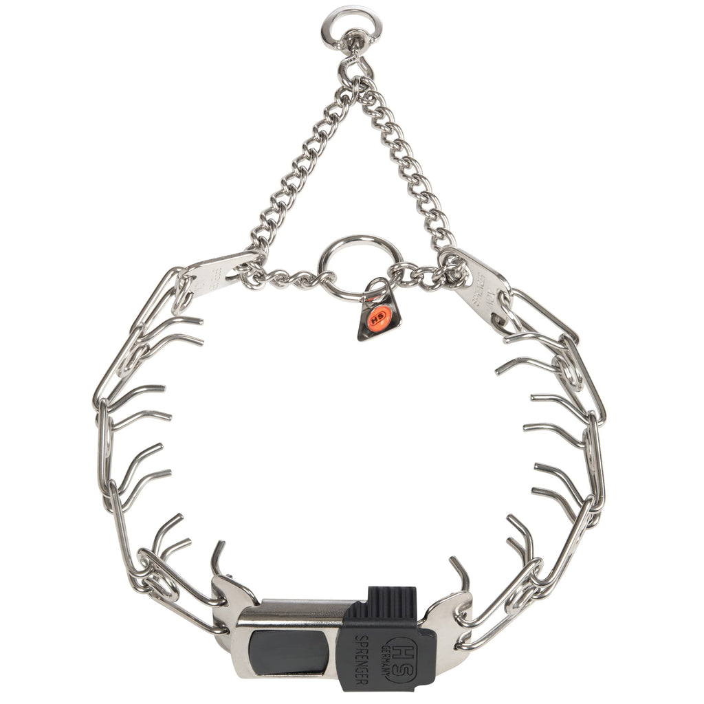 Adjustable Stainless Steel Prong Collar with Quick Release Buckle Y7385