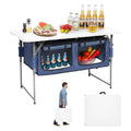Foldable Camping Table with Storage E546947