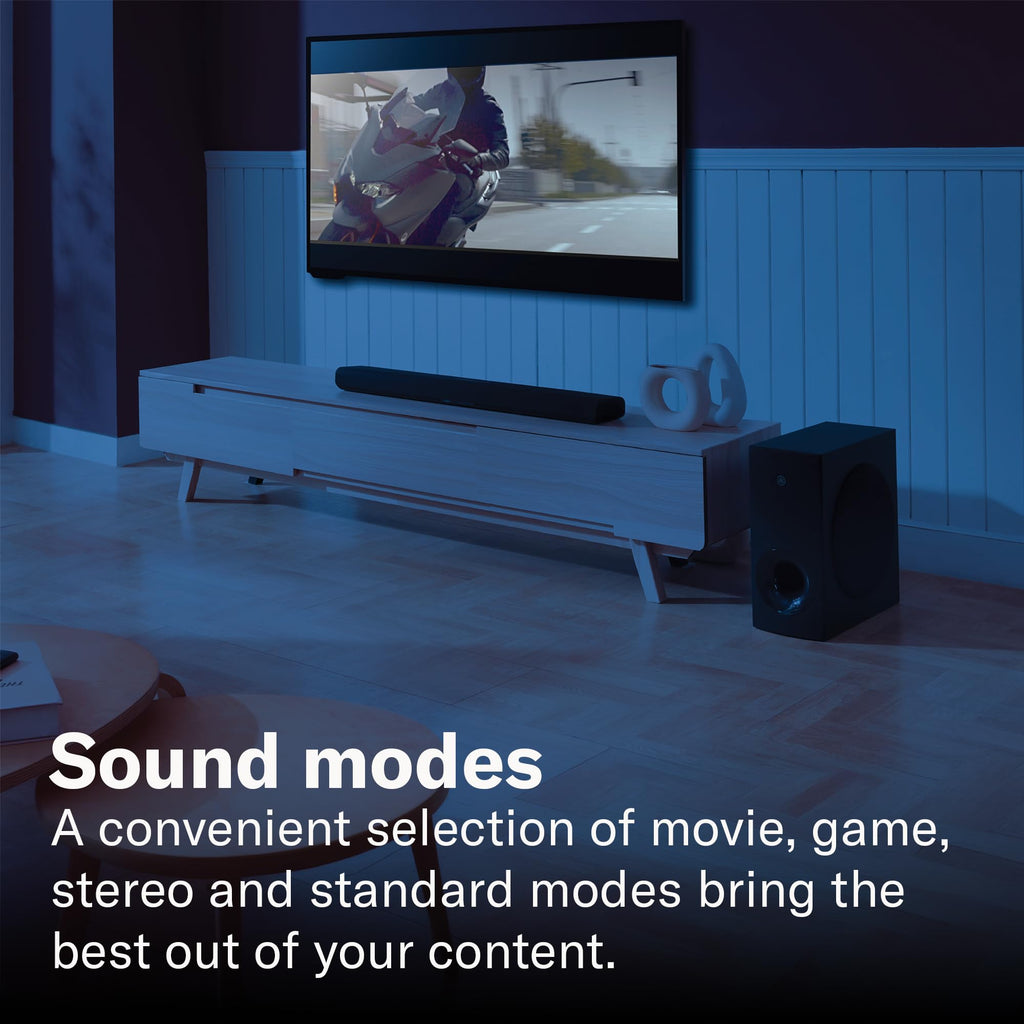 Black Sound Bar with Wireless Subwoofer L955599