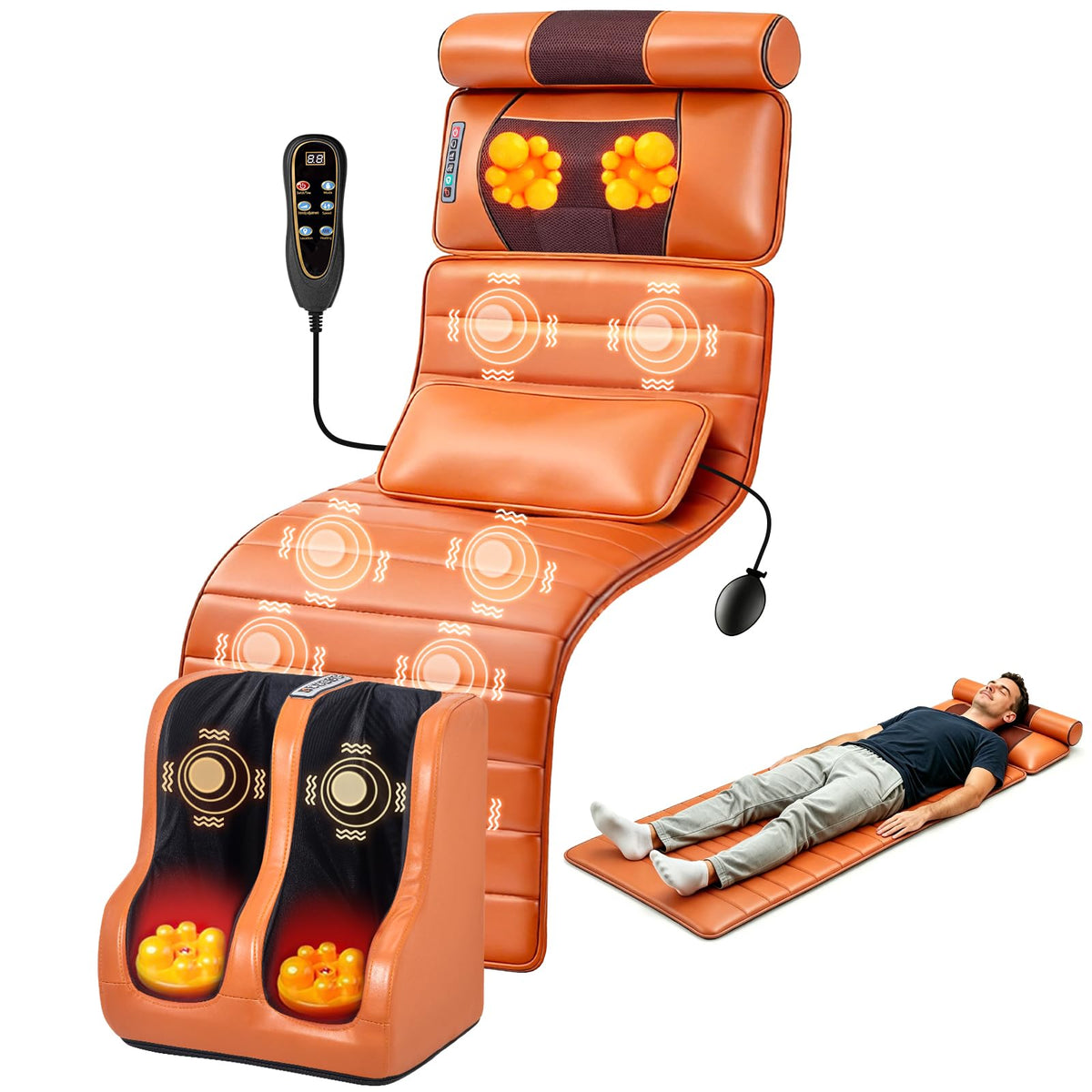 Full Body Massage Mat with Foot Massager R795