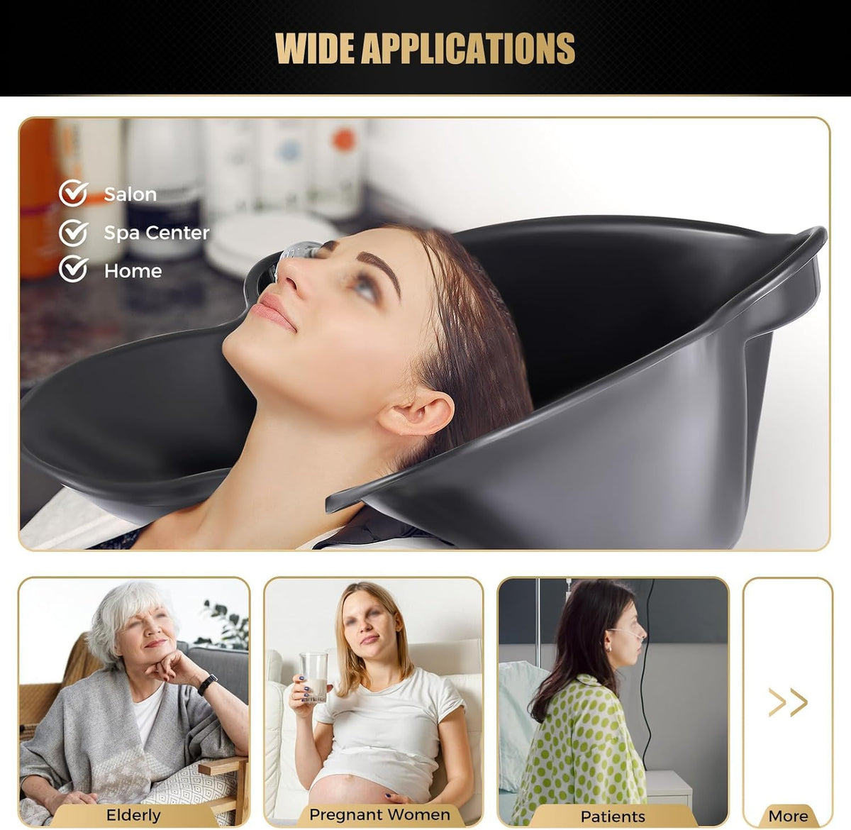 Portable Salon Shampoo Bowl with Electric Pump L326560