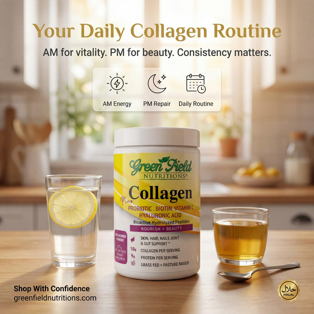 Halal Collagen Peptides Powder 9g Probiotic Biotin 277g R205423