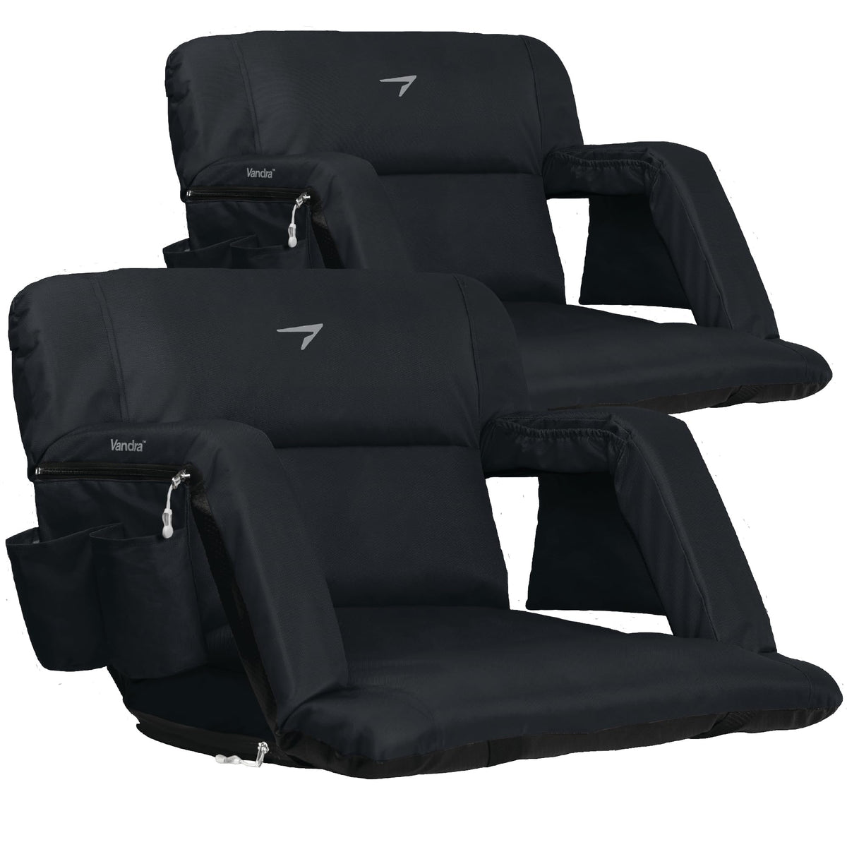 Wide Padded Bleacher Chair with Back Support X154653
