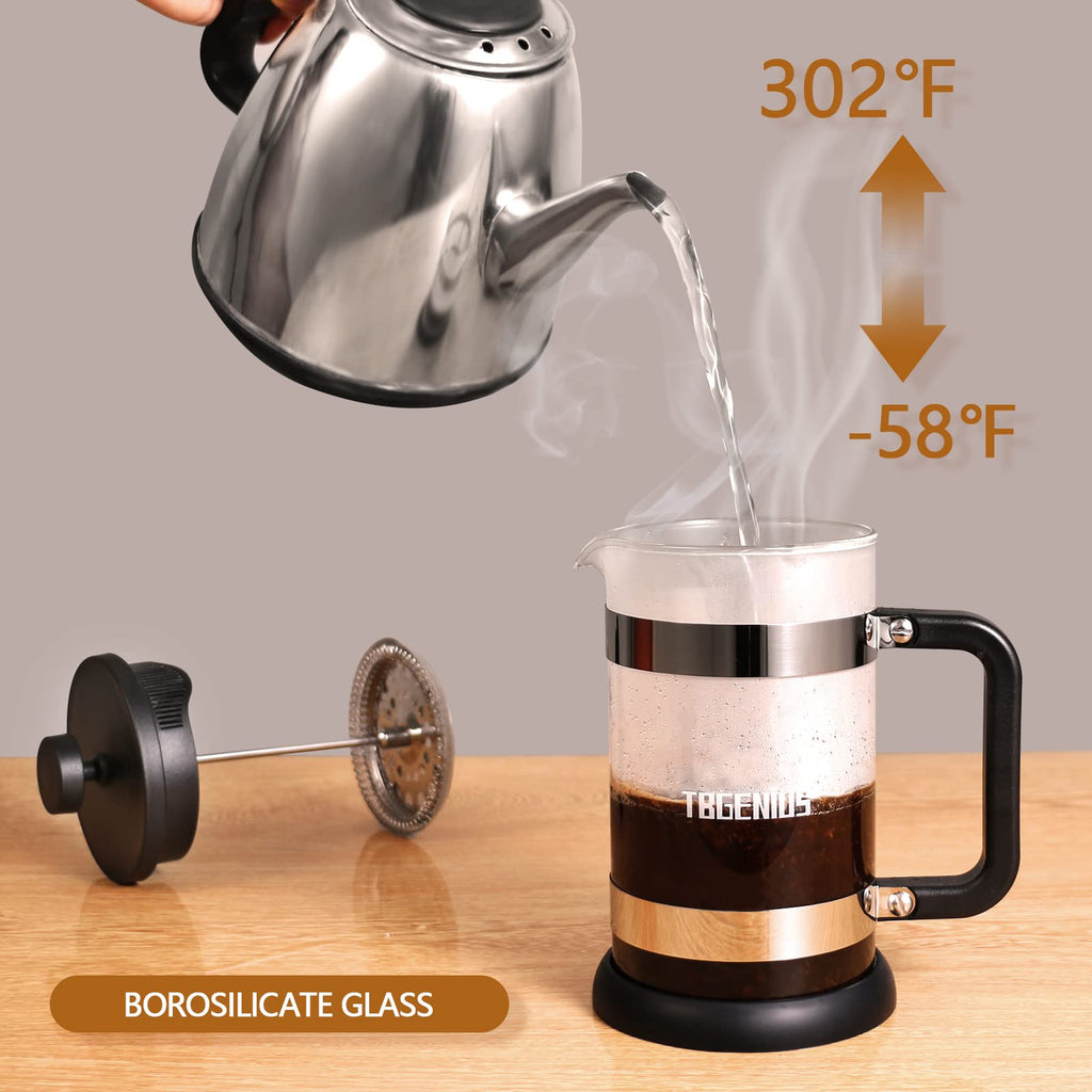 21 oz Borosilicate Glass French Press X728878