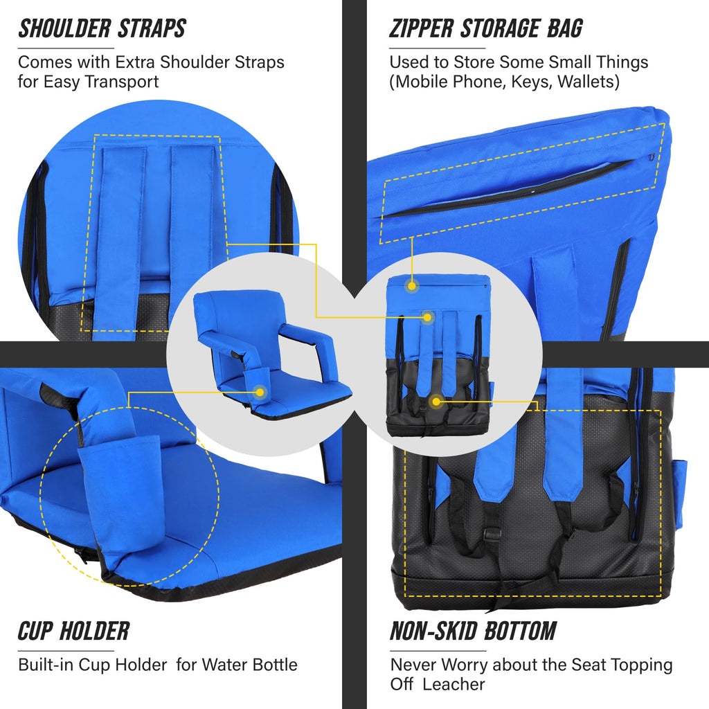 Stadium Seat with Back Support, 2 PCS M834323